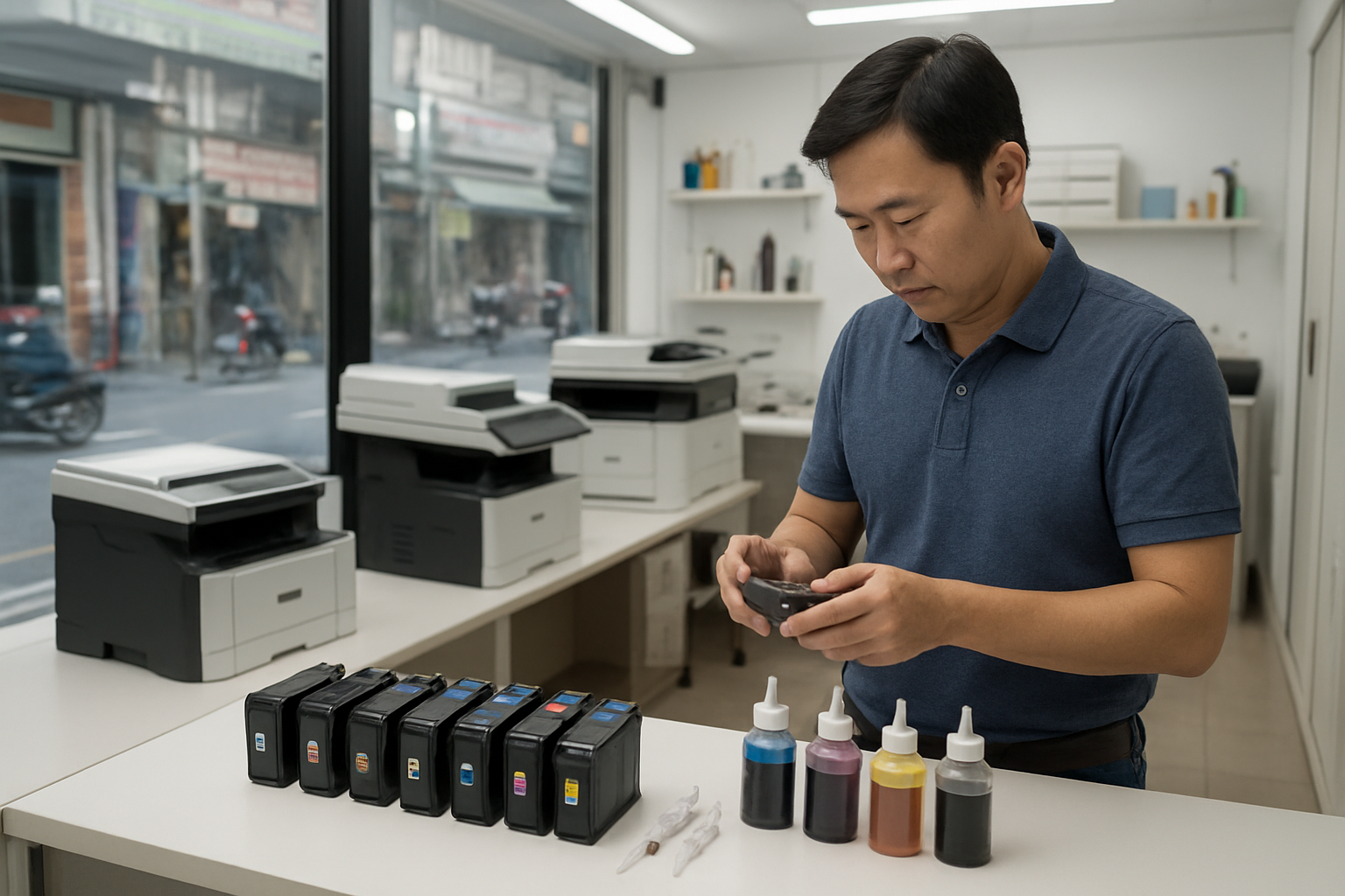 Địa chỉ đổ mực máy in tại đường Hoàng Quốc Việt