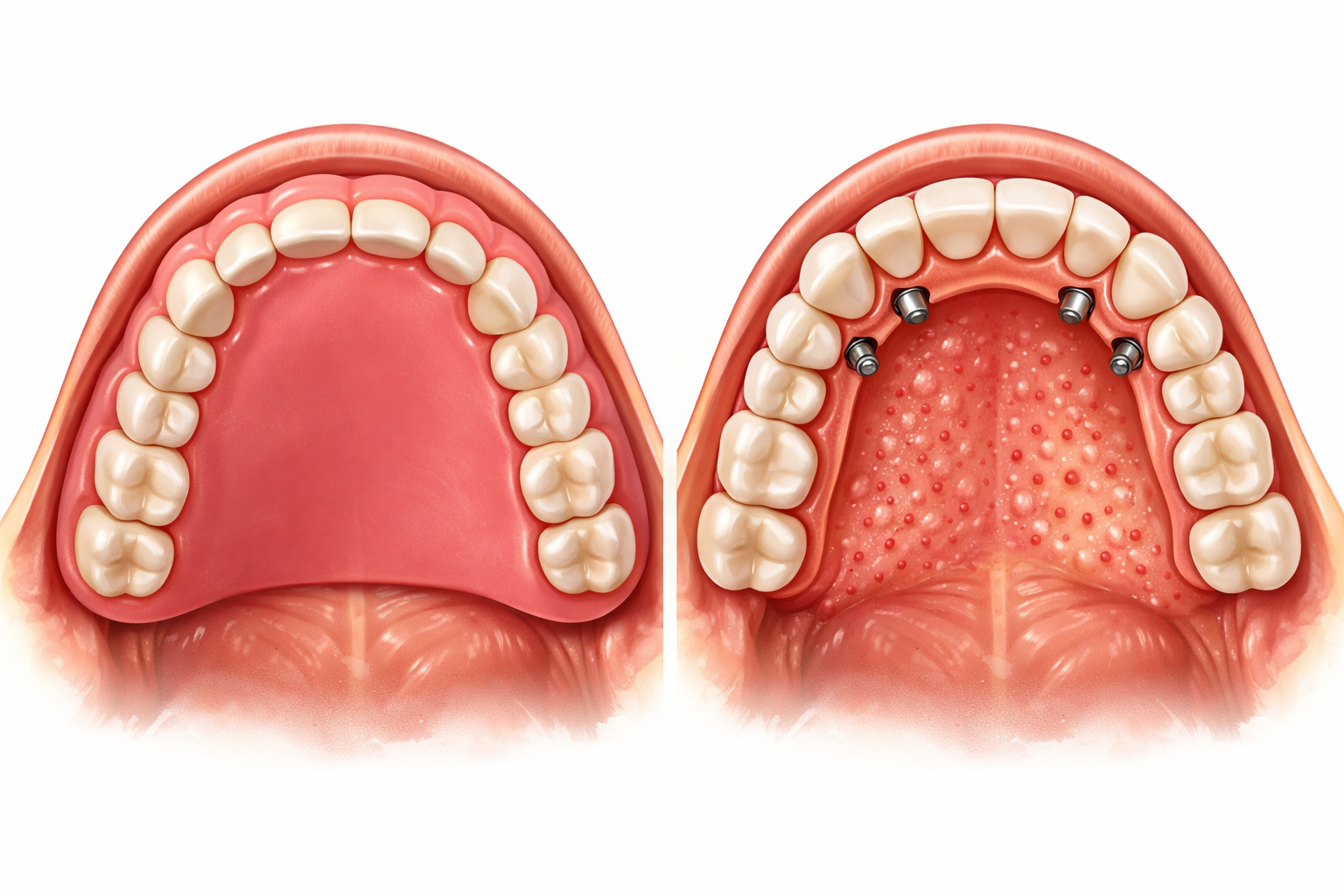 Denture VS Implant Denture VS Implant