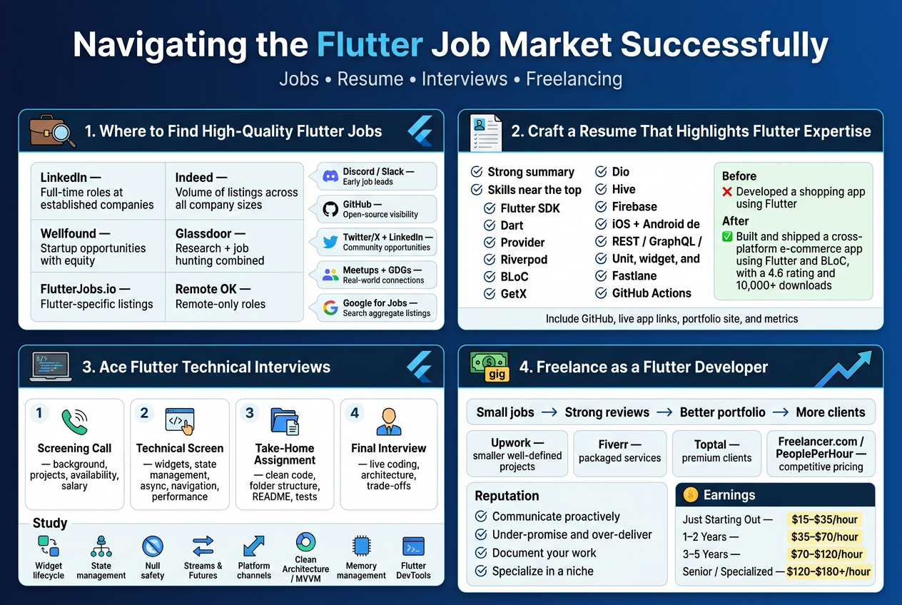 Navigating the Flutter Job Market Successfully