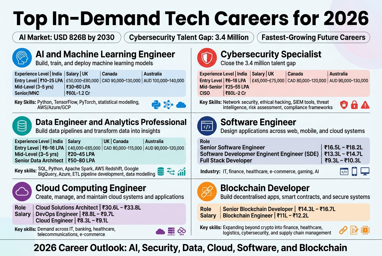 Top In-Demand Tech Careers for 2026