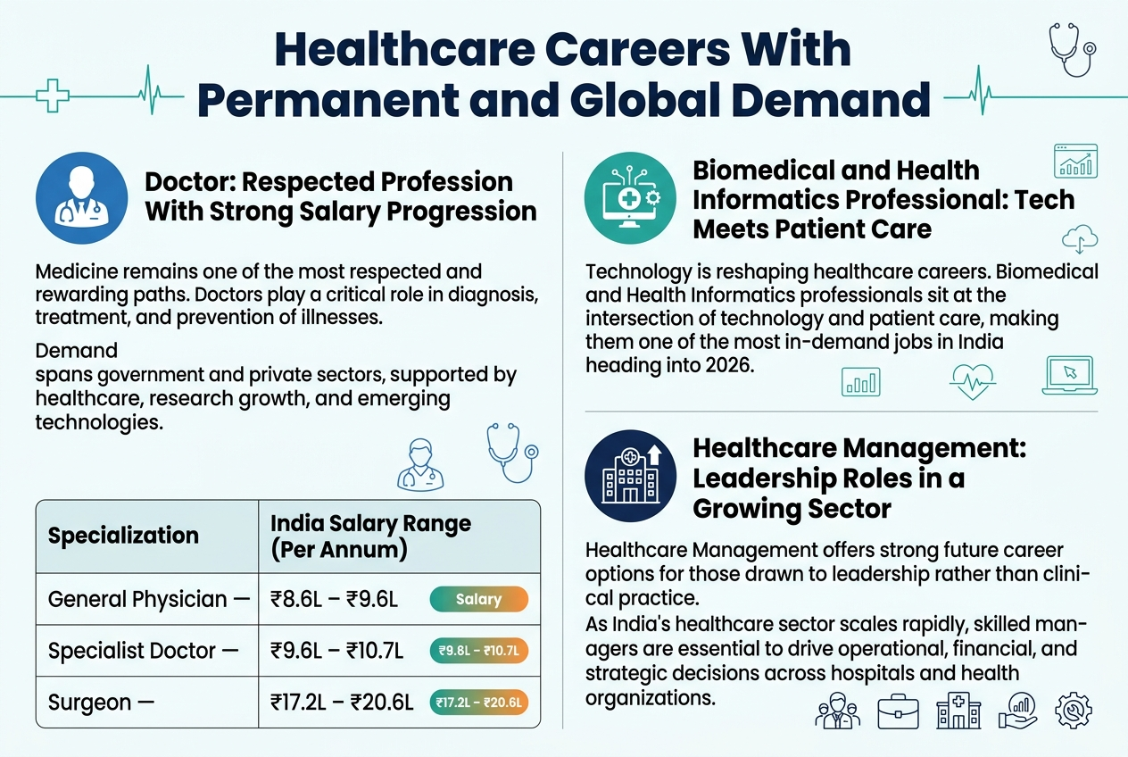 Healthcare Careers With Permanent and Global Demand