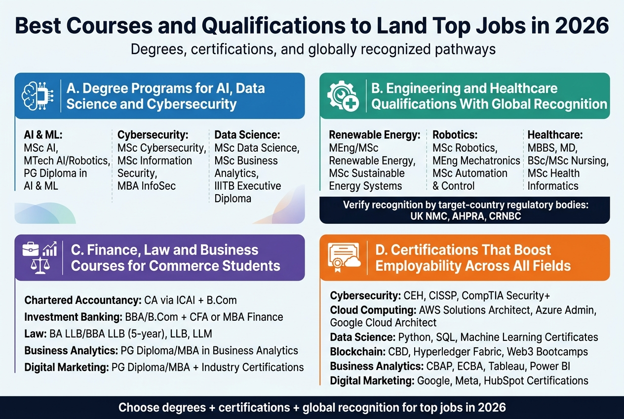 Best Courses and Qualifications to Land Top Jobs in 2026