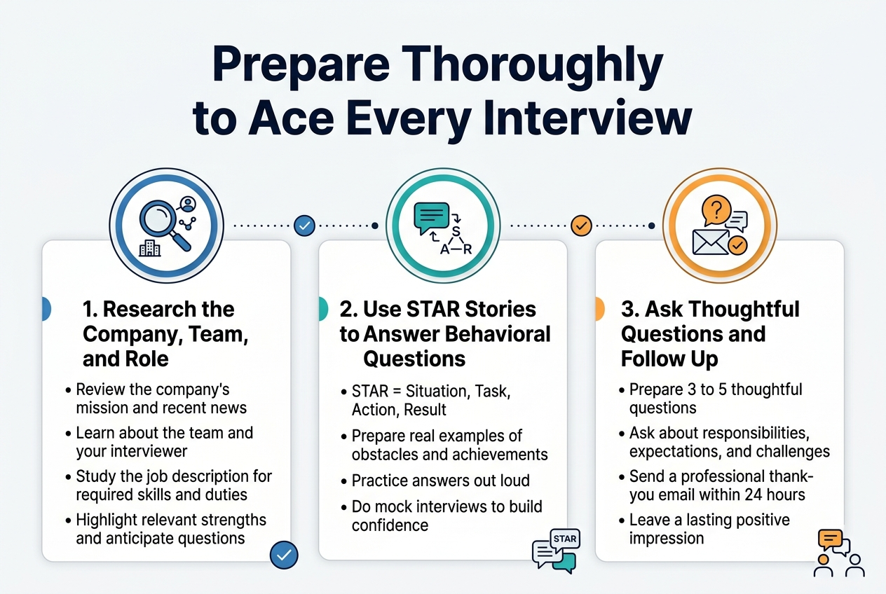 Prepare Thoroughly to Ace Every Interview