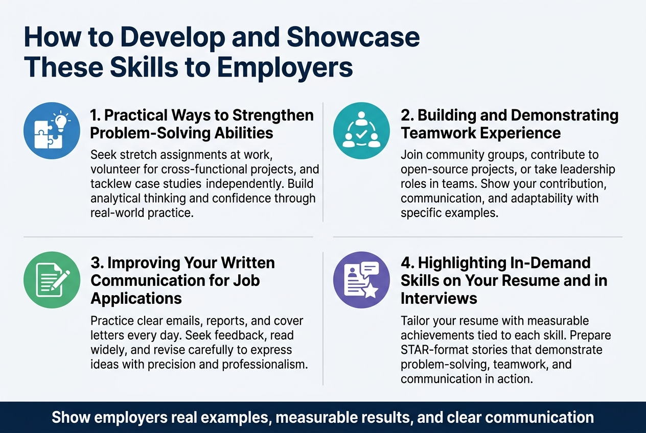How to Develop and Showcase These Skills to Employers