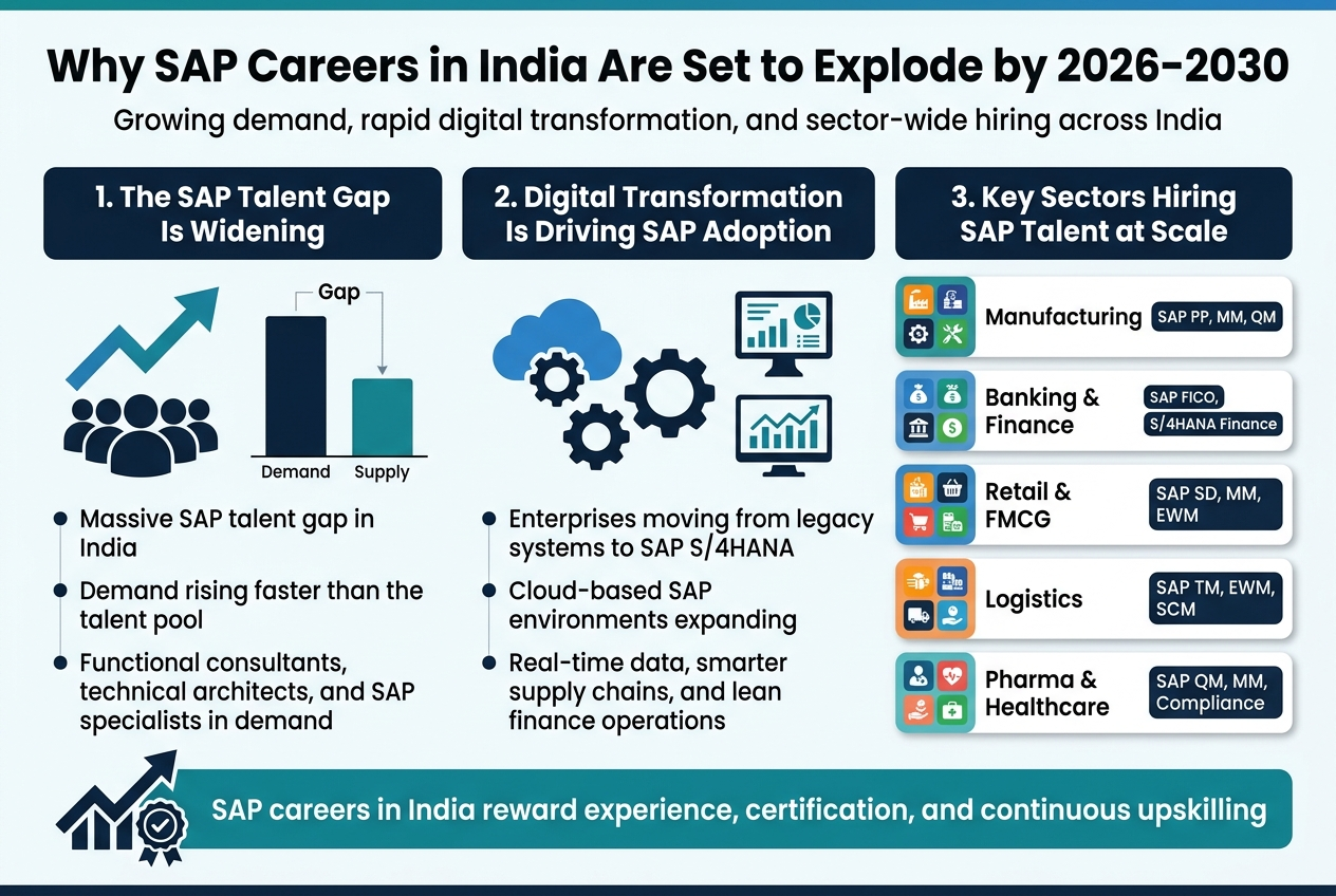 Why SAP Careers in India Are Set to Explode by 2026–2030