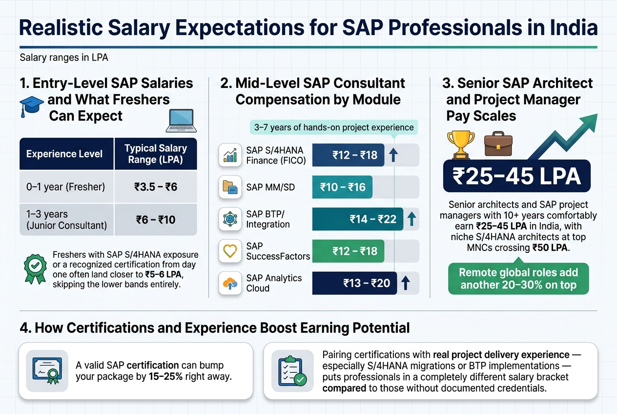 Realistic Salary Expectations for SAP Professionals in India