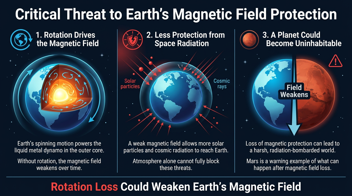 Critical Threat to Earth's Magnetic Field Protection