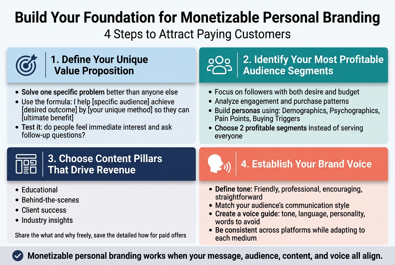 Build Your Foundation for Monetizable Personal Branding