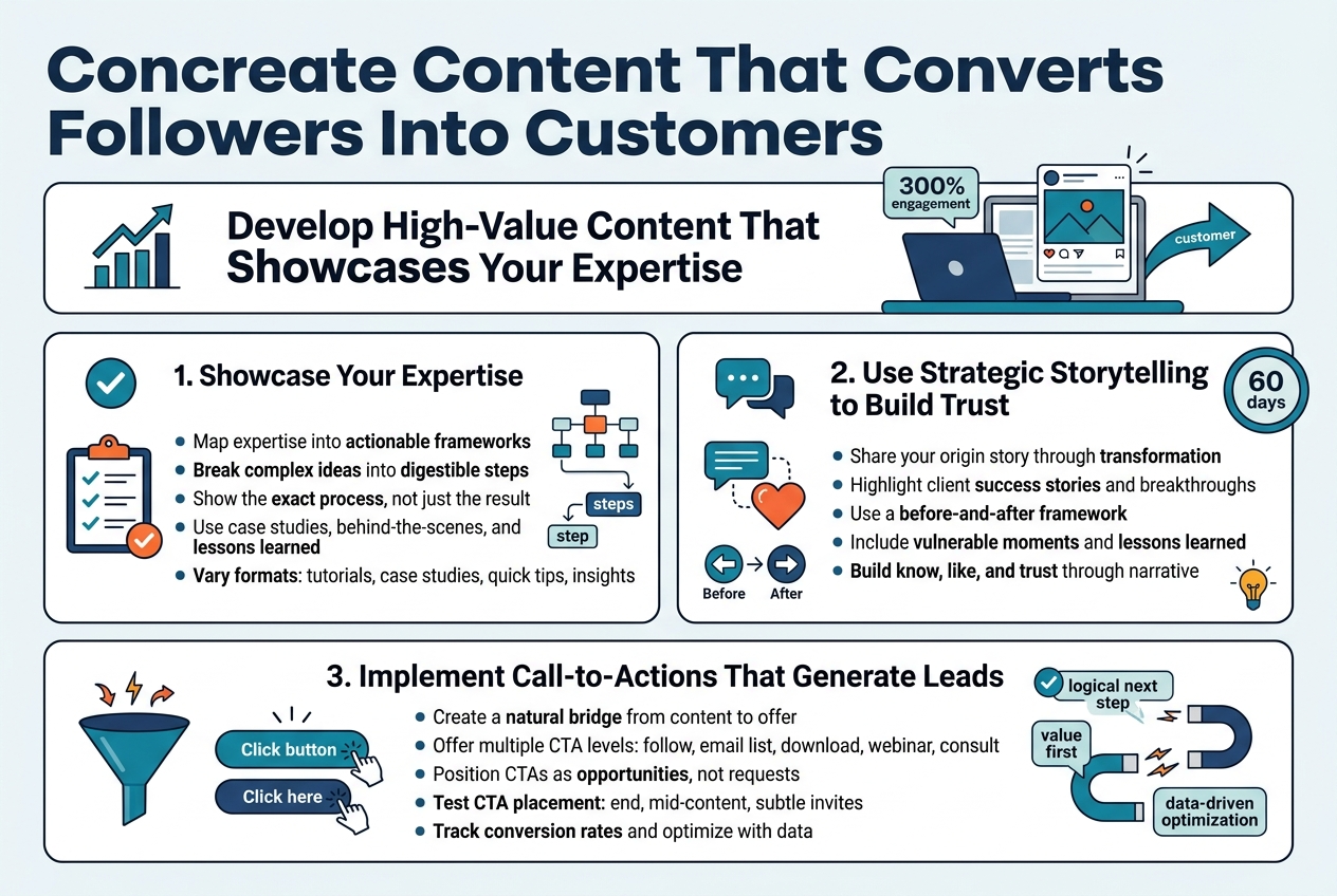 Create Content That Converts Followers Into Customers