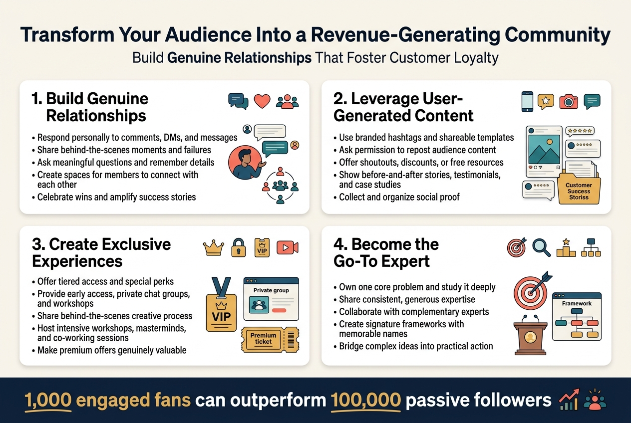 Transform Your Audience Into a Revenue-Generating Community