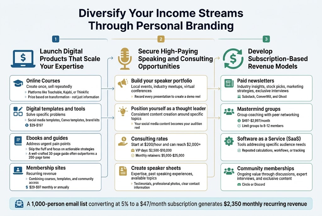 Diversify Your Income Streams Through Personal Branding