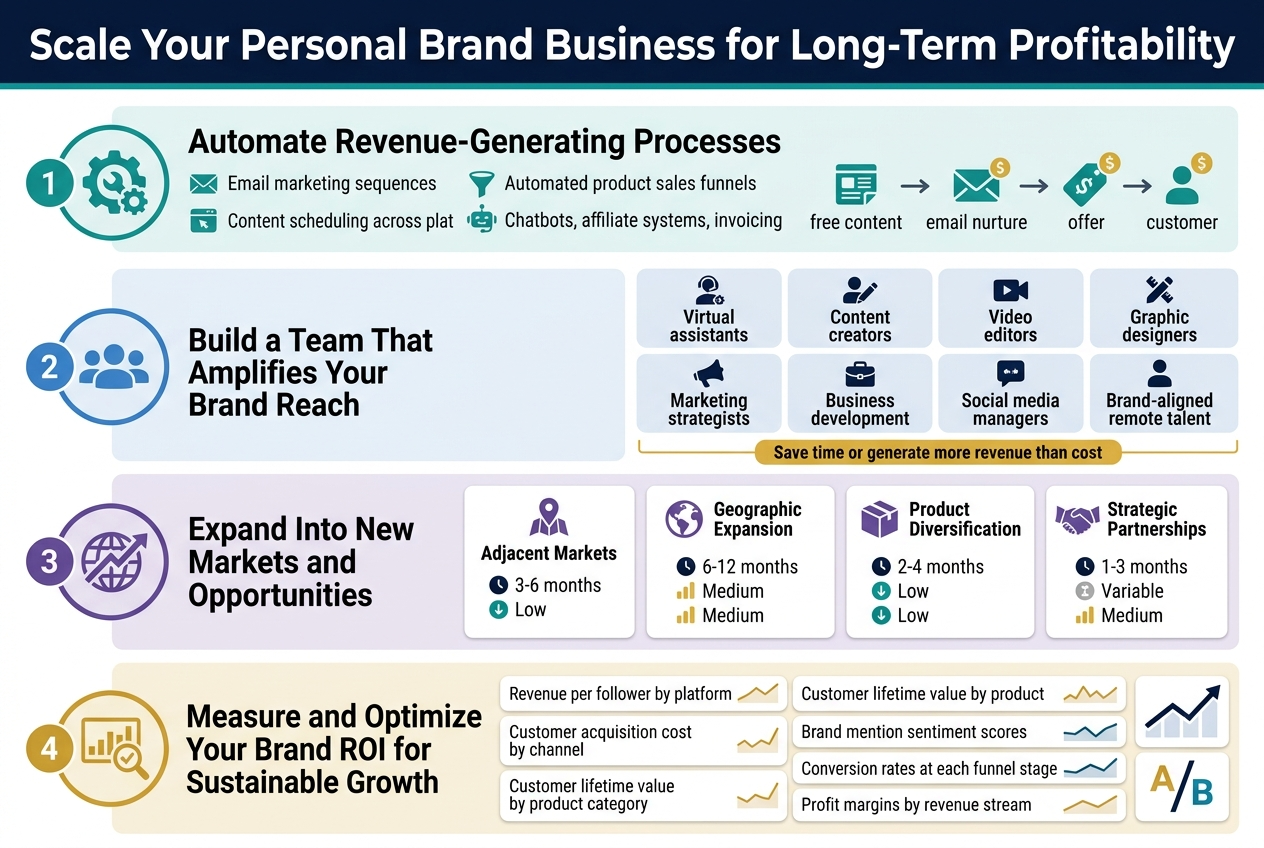 Scale Your Personal Brand Business for Long-Term Profitability