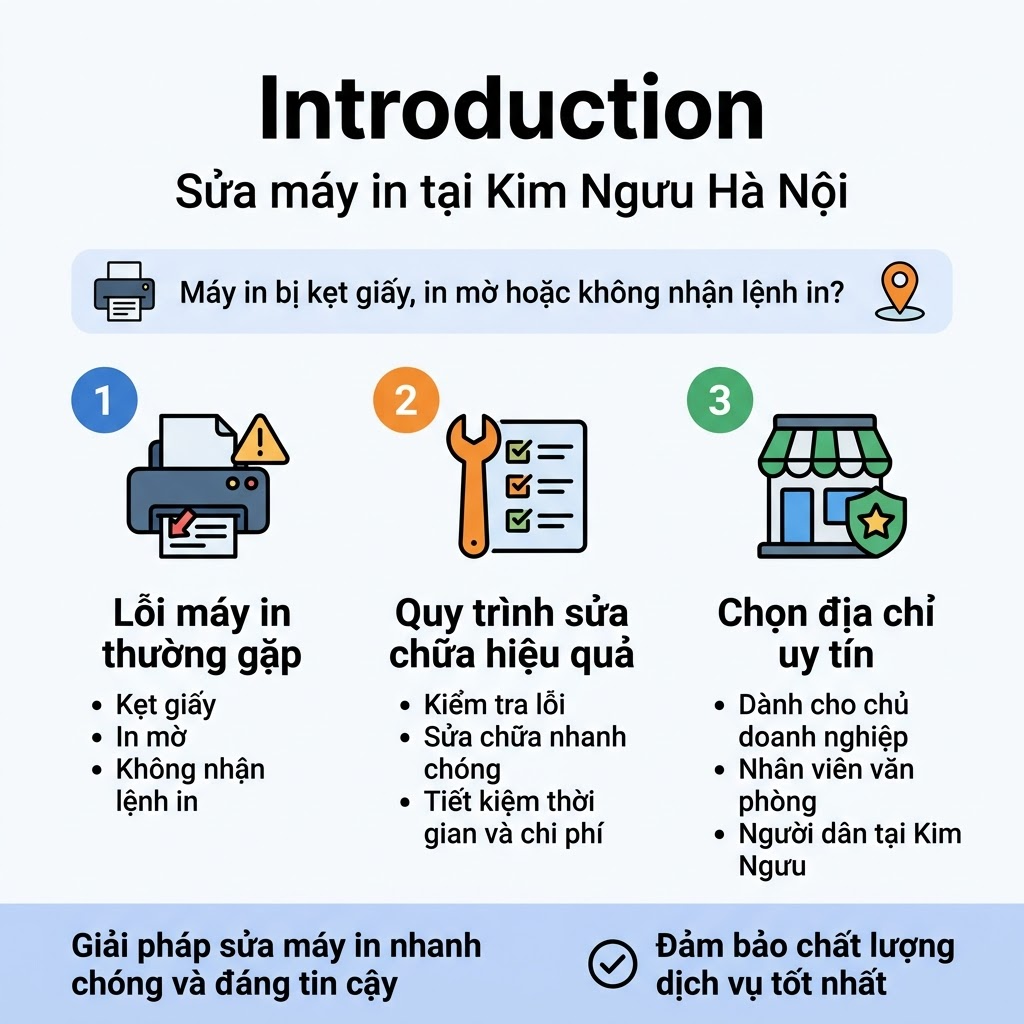 Sửa máy in tại Kim Ngưu Hà Nội