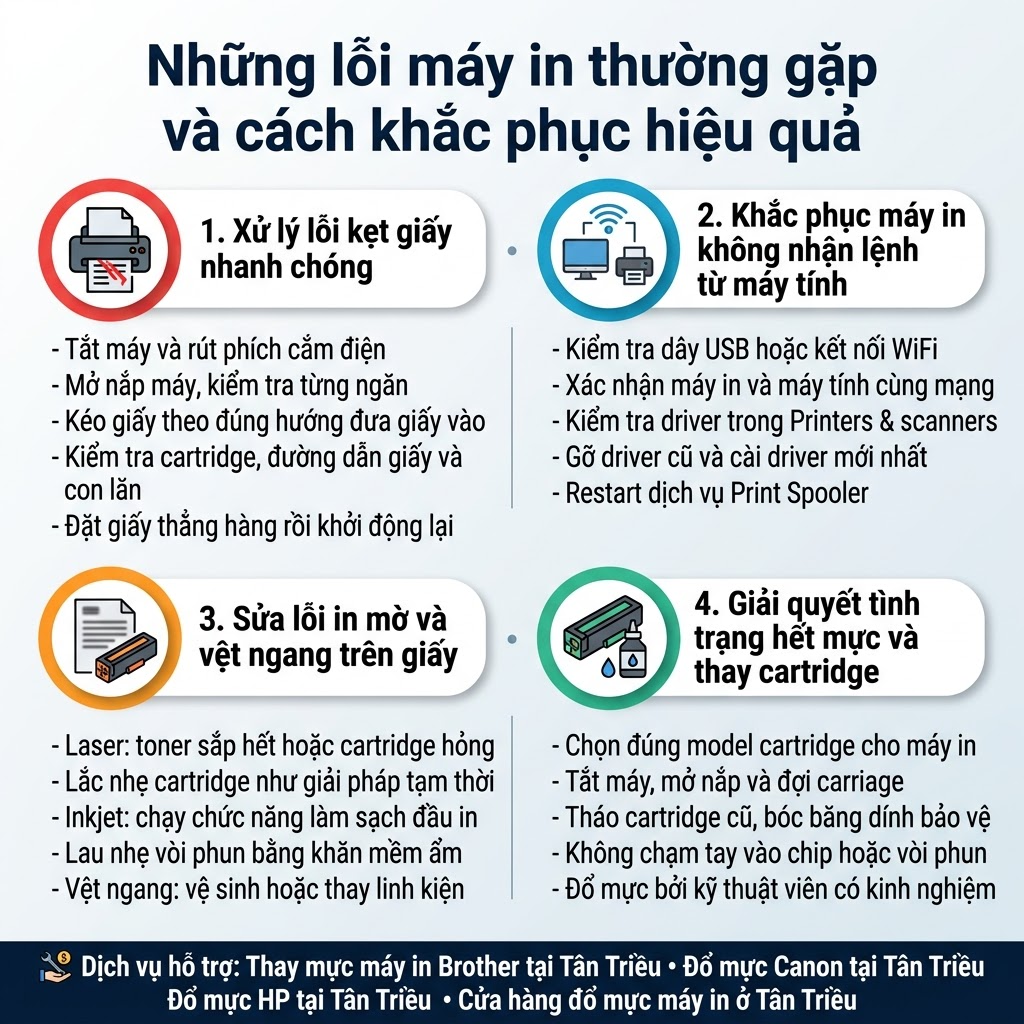 Sửa máy in tại Tân Triều Hà Nội