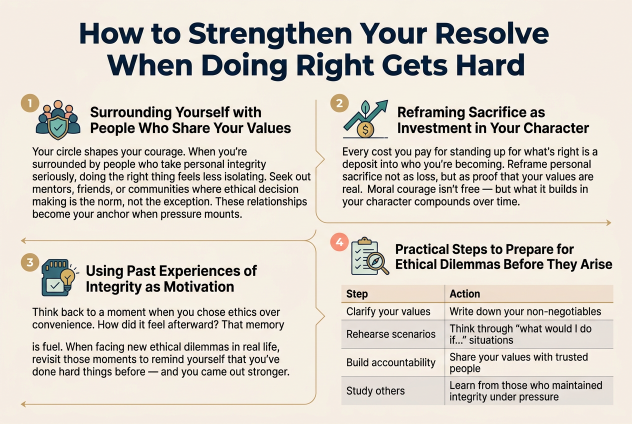 How to Strengthen Your Resolve When Doing Right Gets Hard