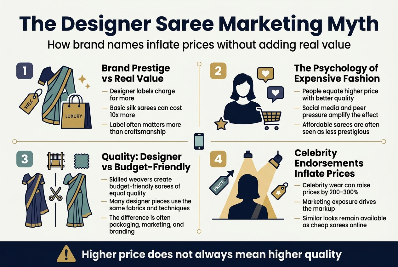 The Designer Saree Marketing Myth