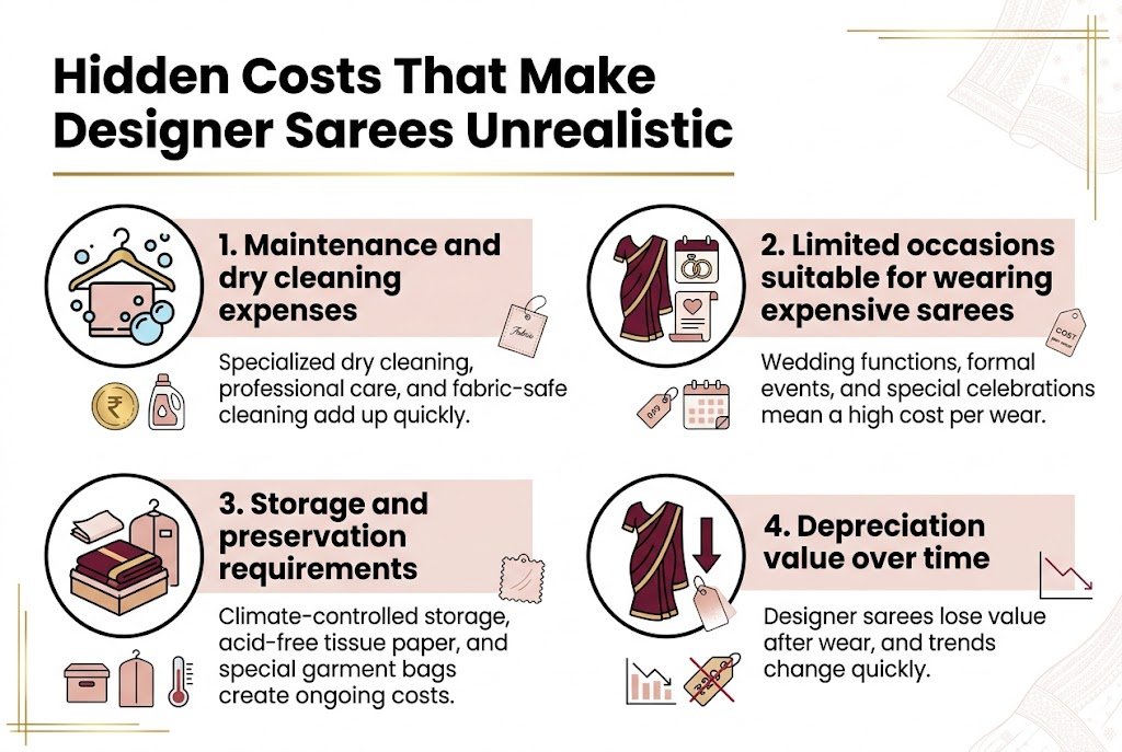 Hidden Costs That Make Designer Sarees Unrealistic