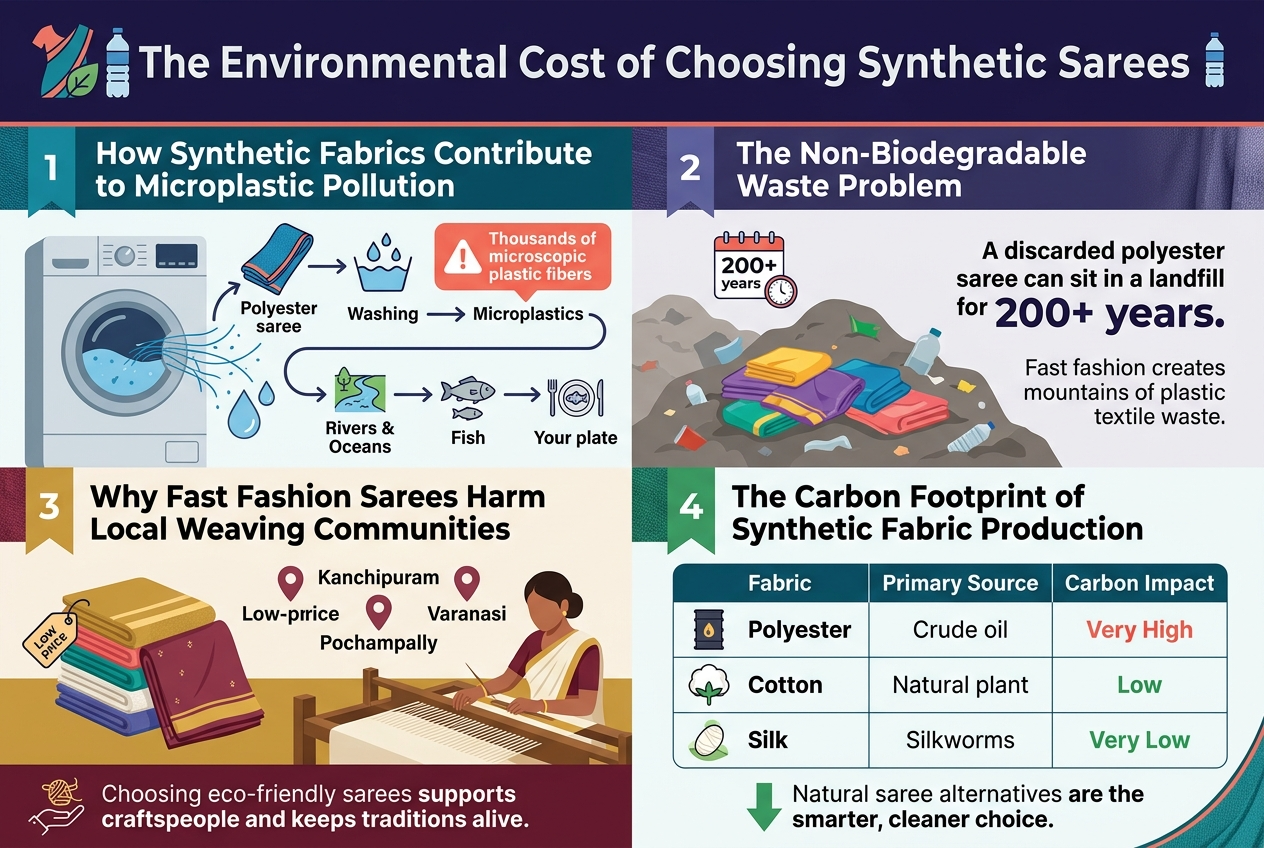 The Environmental Cost of Choosing Synthetic Sarees