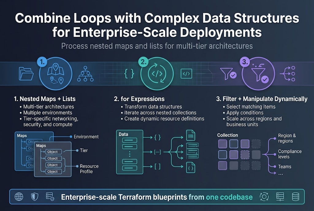 Combine Loops with Complex Data Structures for Enterprise-Scale Deployments