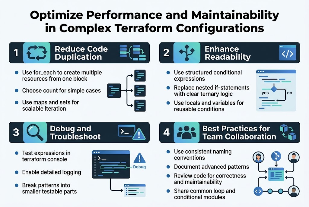Optimize Performance and Maintainability in Complex Terraform Configurations