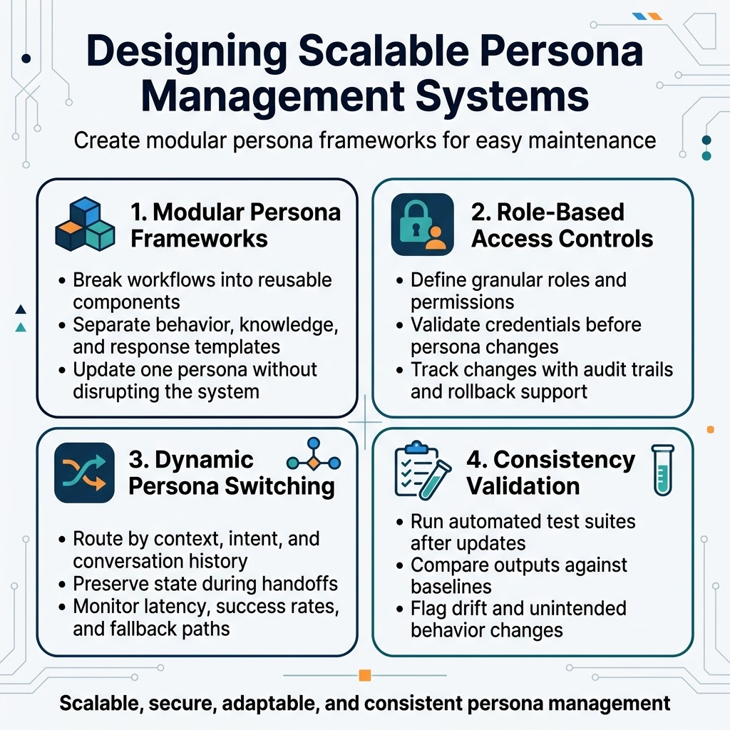 Designing Scalable Persona Management Systems