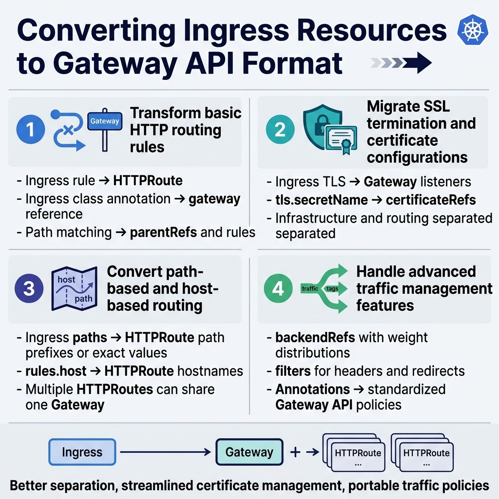 Converting Ingress Resources to Gateway API Format