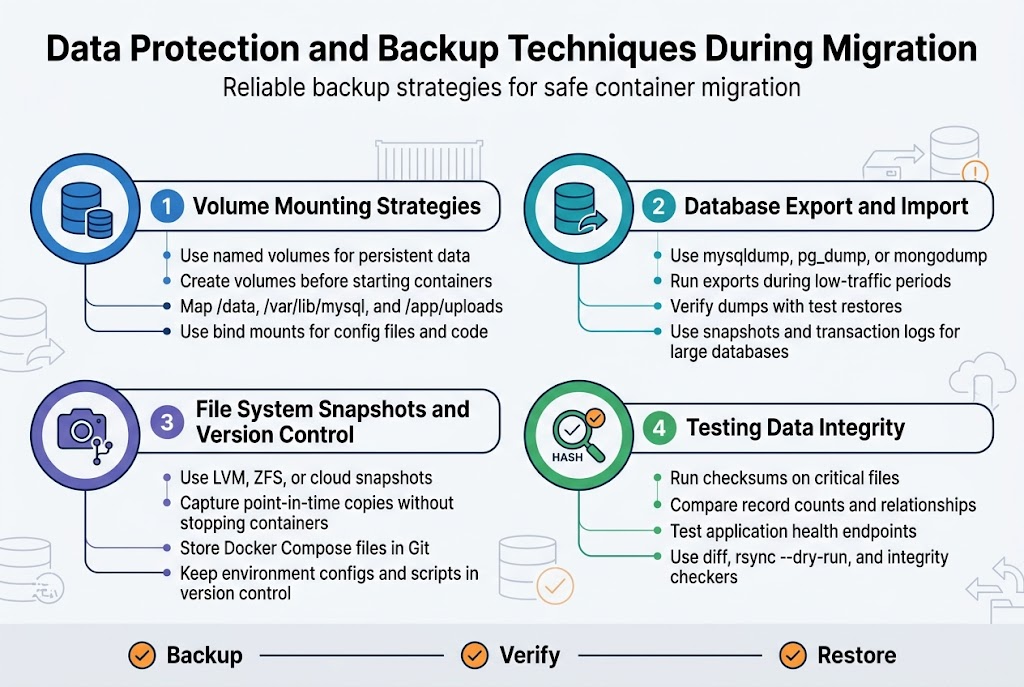 Data Protection and Backup Techniques During Migration