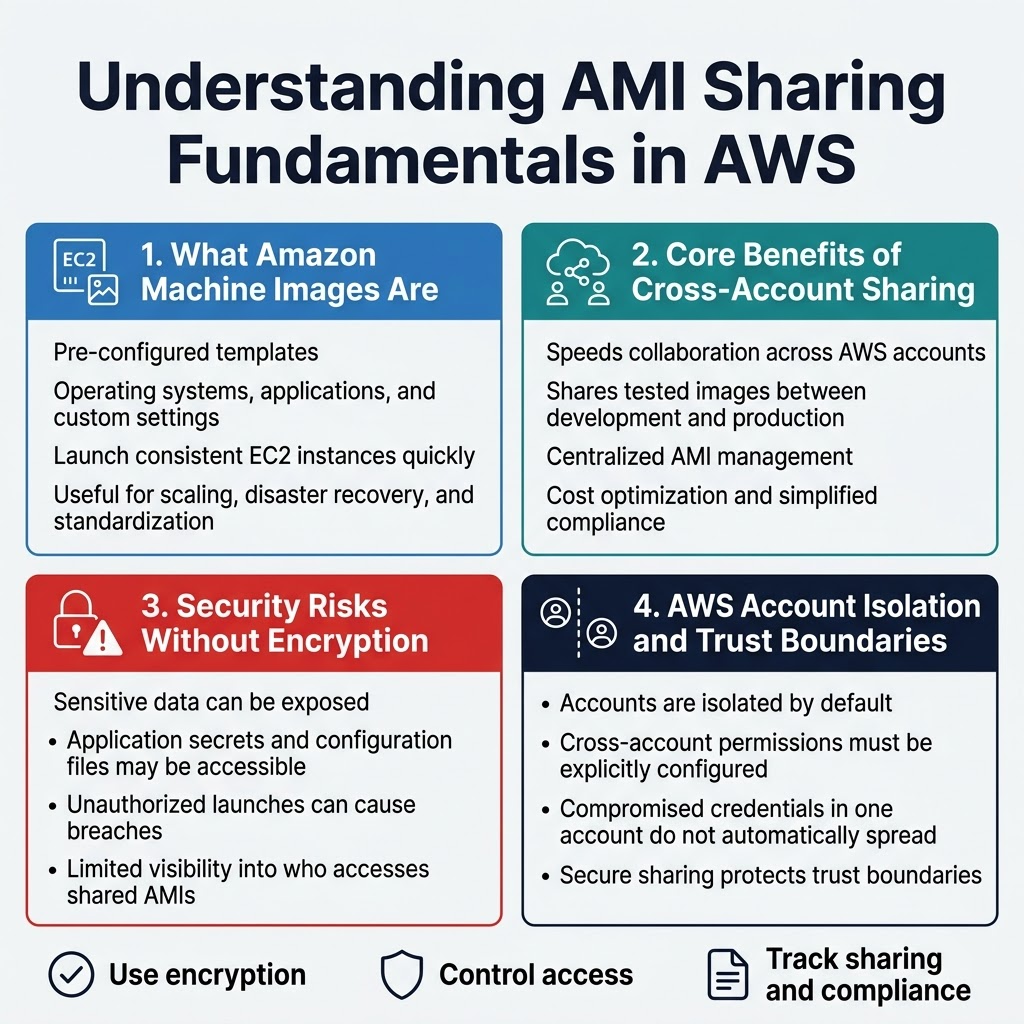 Understanding AMI Sharing Fundamentals in AWS