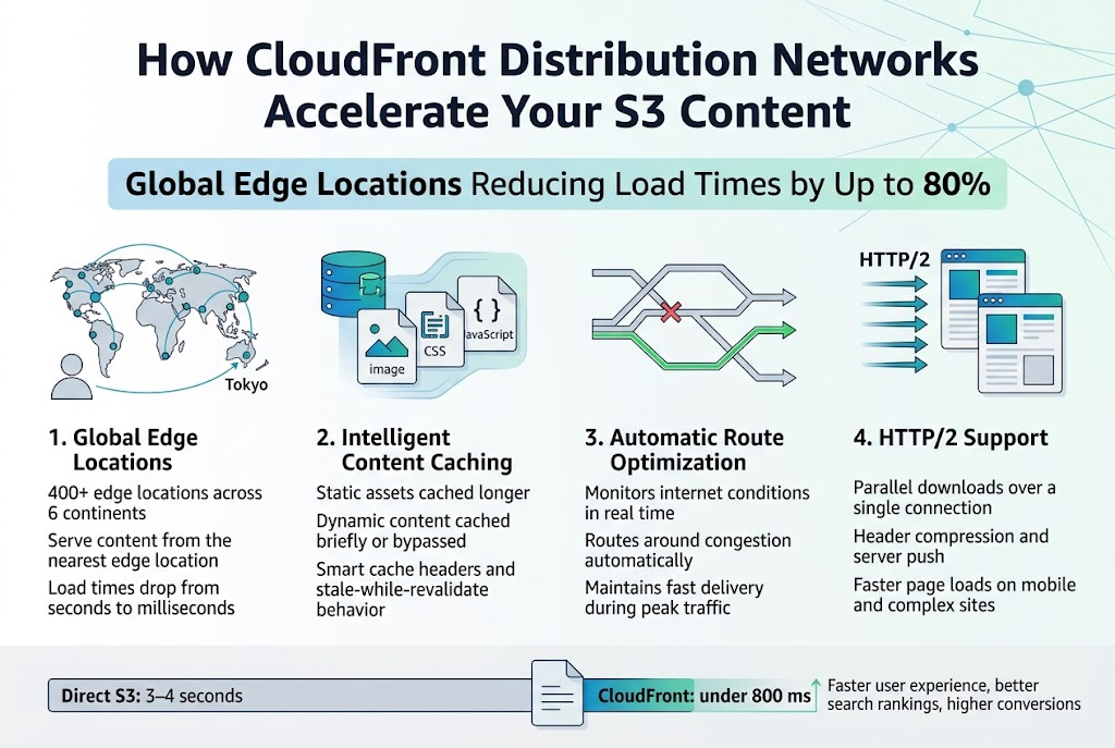 How CloudFront Distribution Networks Accelerate Your S3 Content