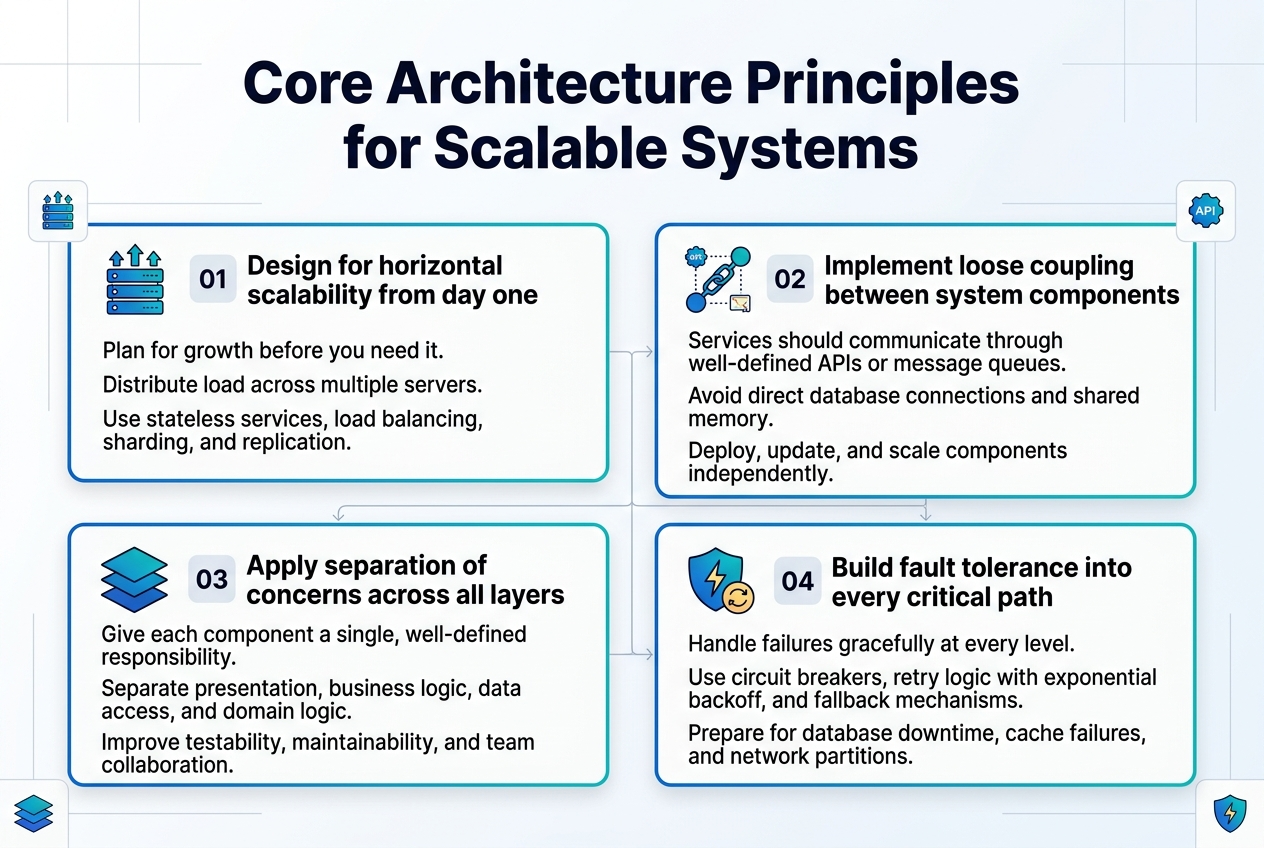 Core Architecture Principles for Scalable Systems