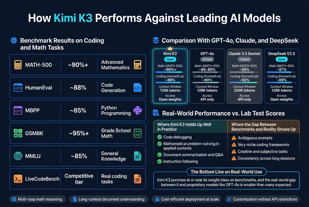 How Kimi K3 Performs Against Leading AI Models
