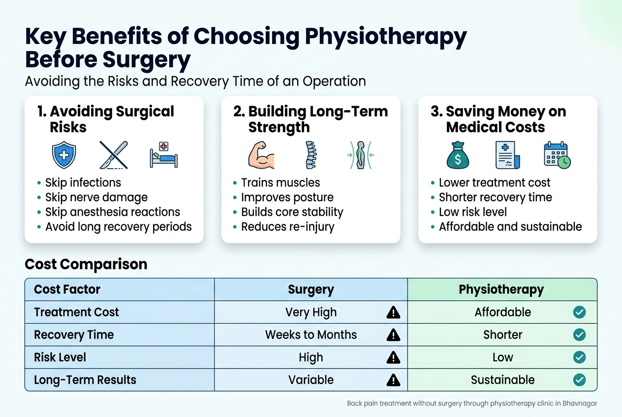 Key Benefits of Choosing Physiotherapy Before Surgery