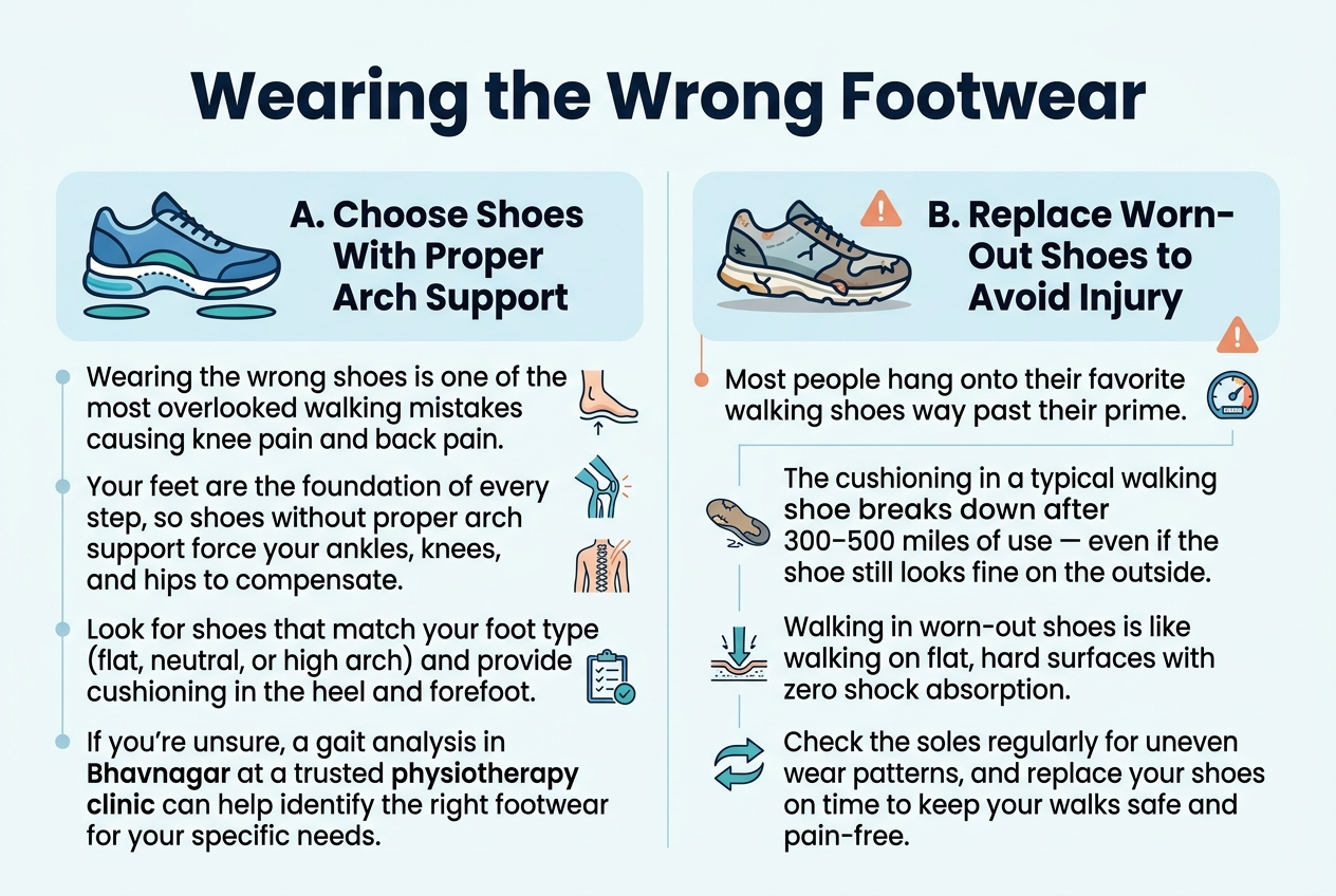 Wearing the Wrong Footwear