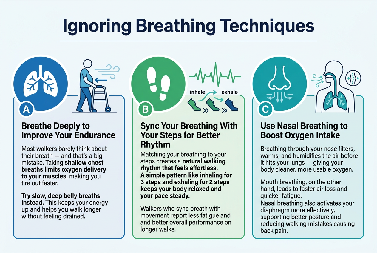 Ignoring Breathing Techniques