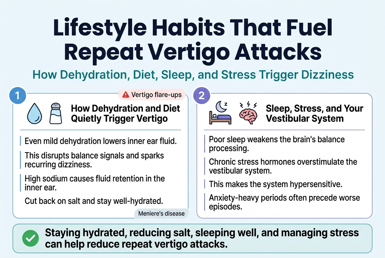 Lifestyle Habits That Fuel Repeat Vertigo Attacks