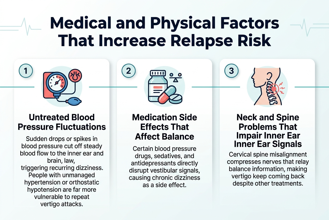 Medical and Physical Factors That Increase Relapse Risk
