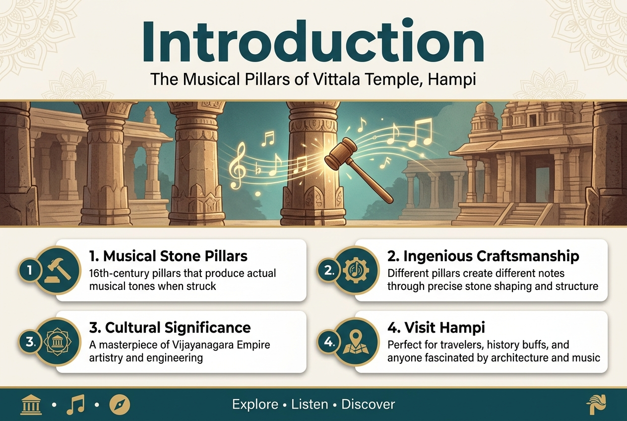 Musical Pillars of Vittala Temple Infographic