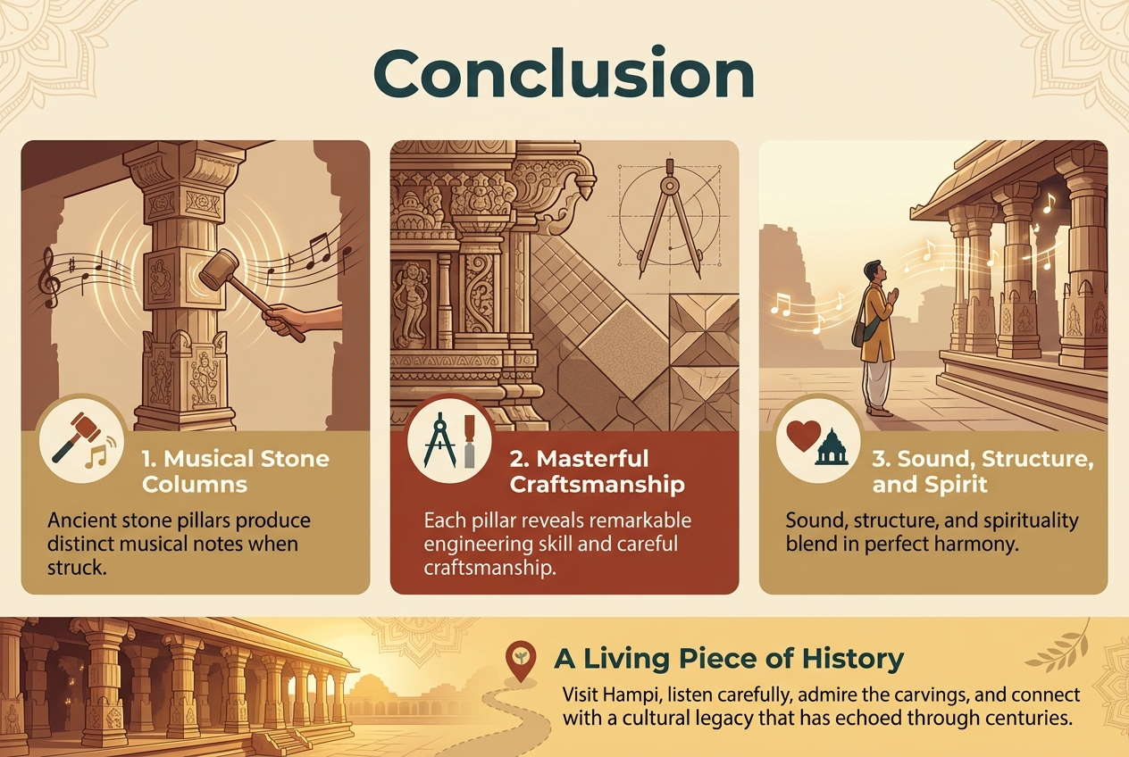 conclusion of blog on the musical pillars of Vittala temple , Hampi