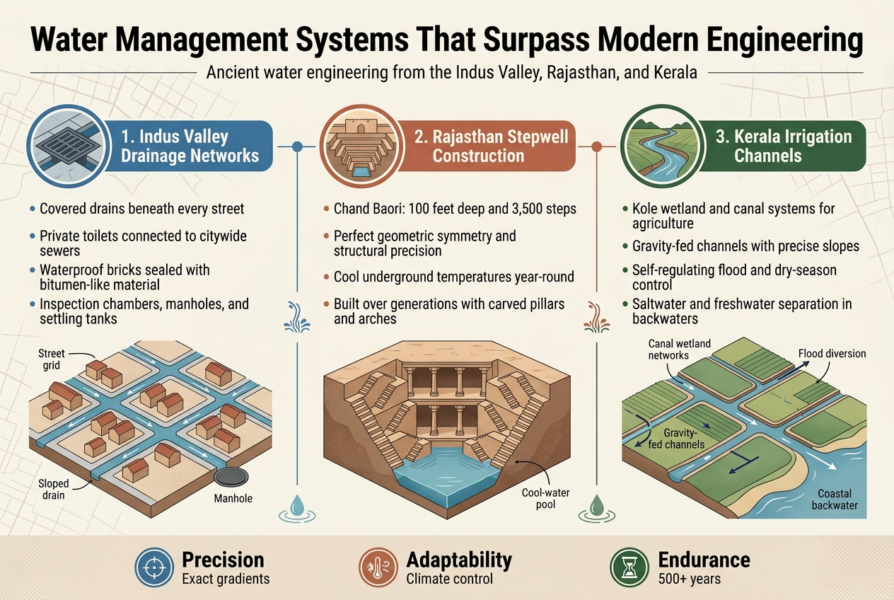 Water Management Systems That Surpass Modern Engineering