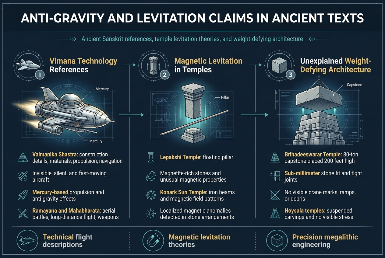 Anti-Gravity and Levitation Claims in Ancient Texts