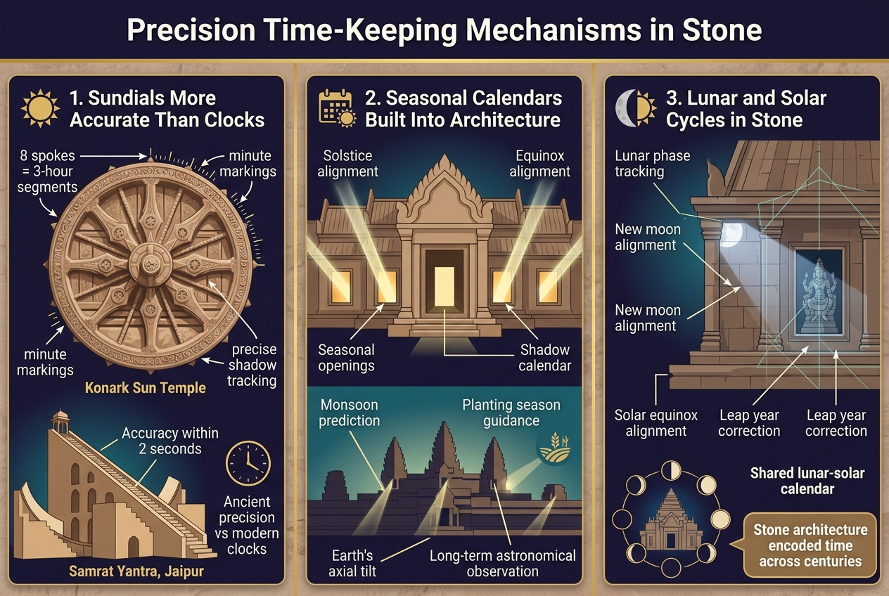 Precision Time-Keeping Mechanisms in Stone