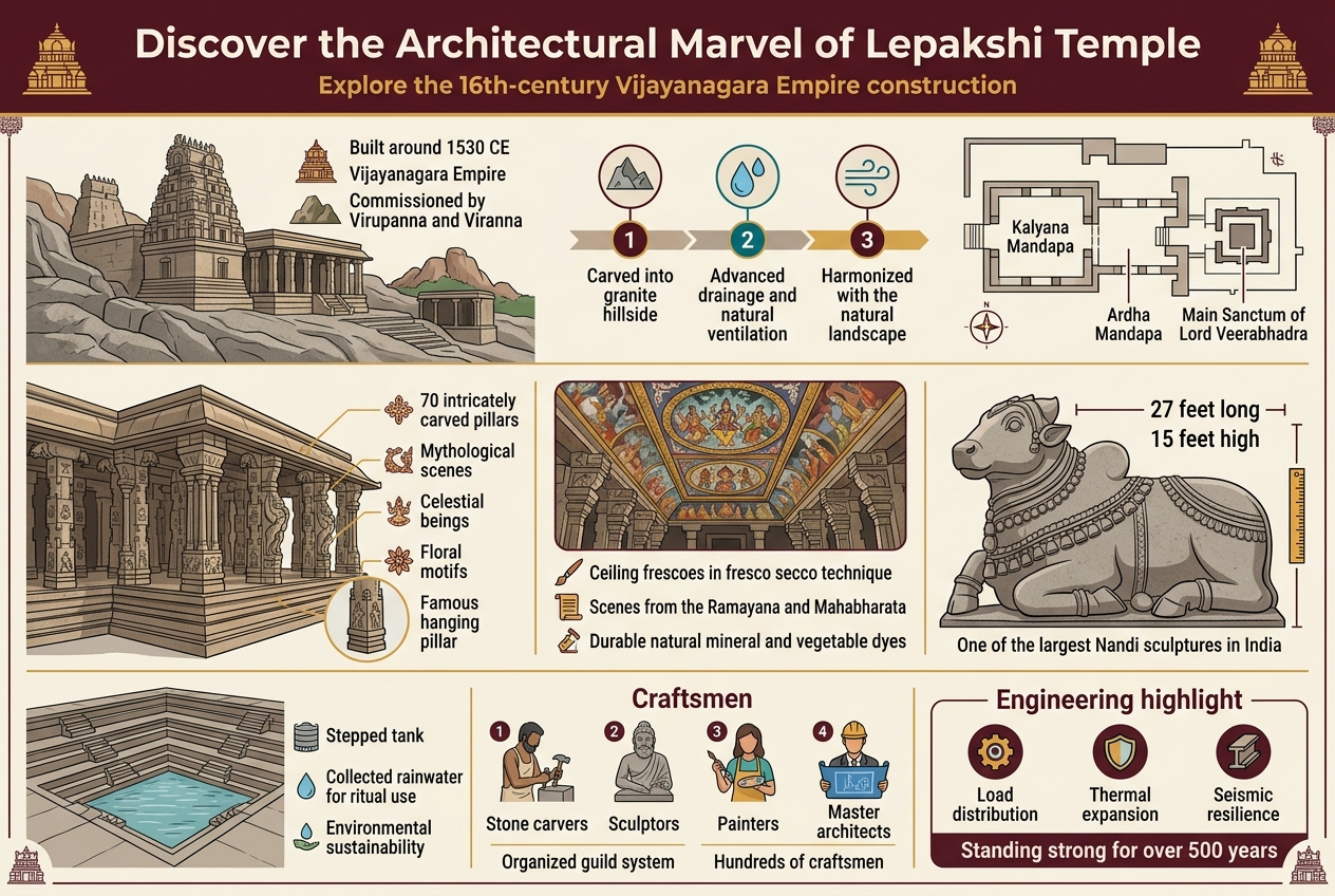Discover the Architectural Marvel of Lepakshi Temple