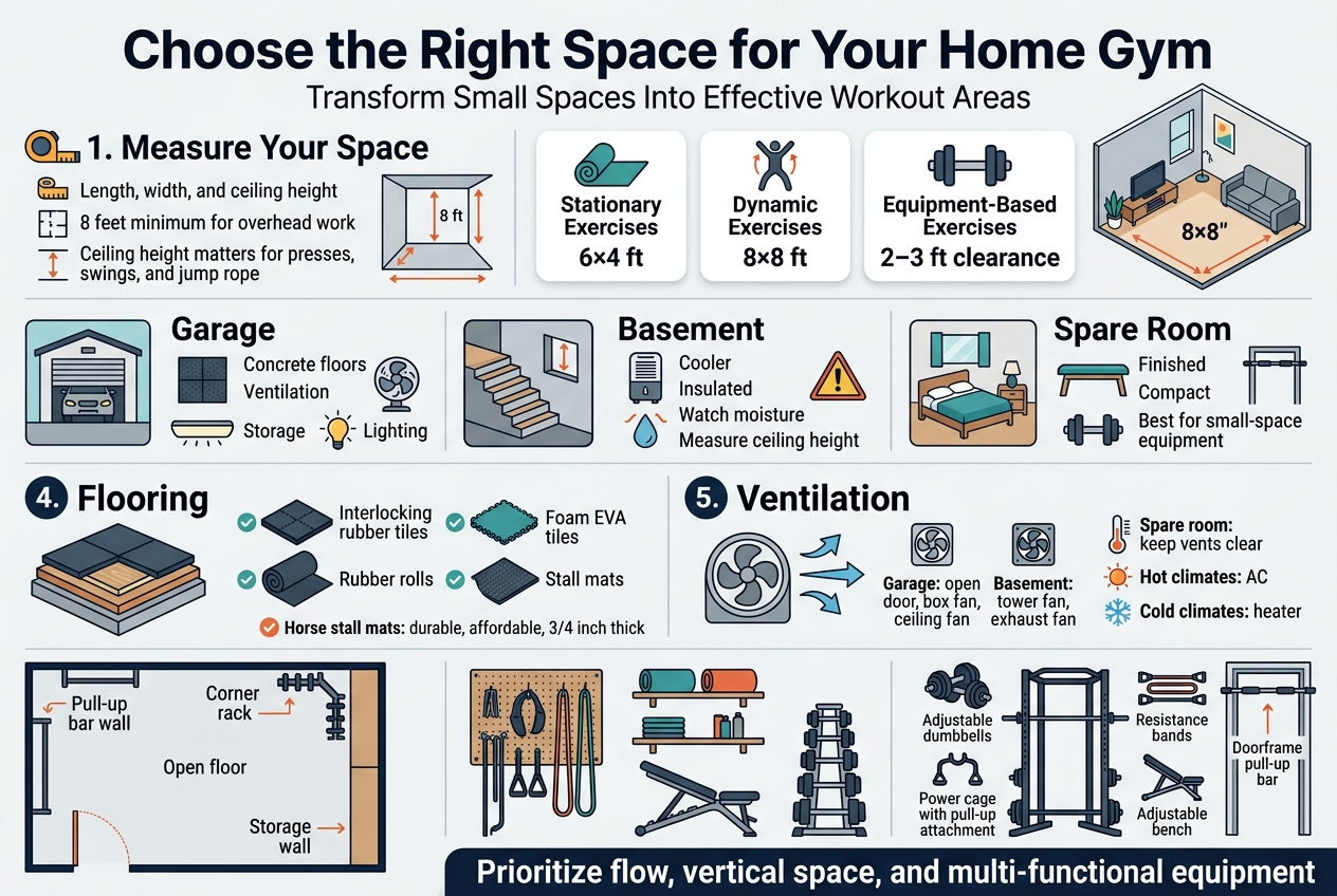 Choose the Right Space for Your Home Gym