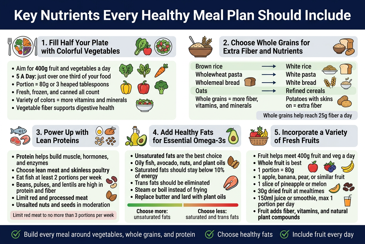 Key Nutrients Every Healthy Meal Plan Should Include