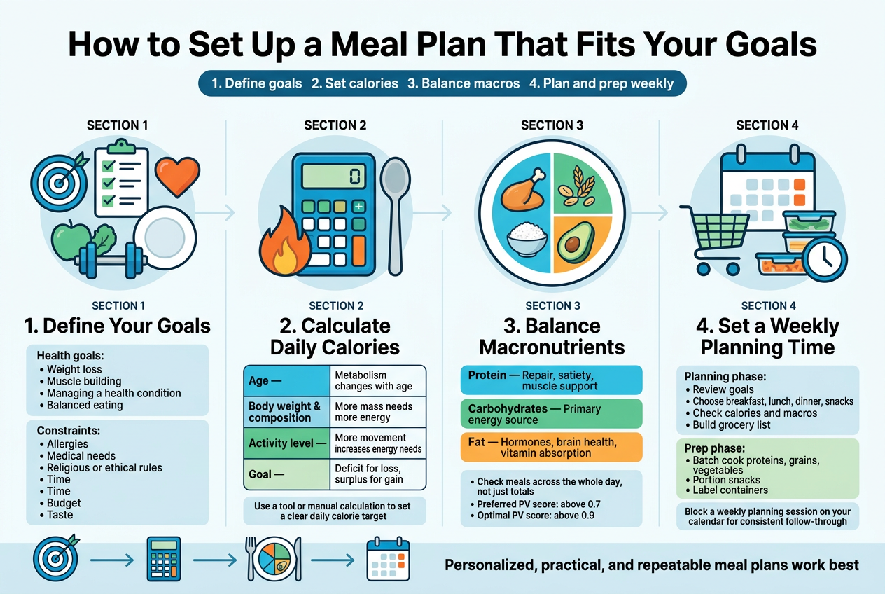 How to Set Up a Meal Plan That Fits Your Goals