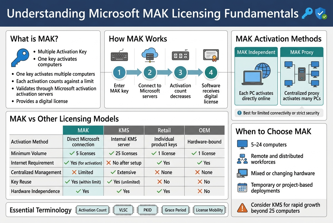Understanding Microsoft MAK Licensing Fundamentals