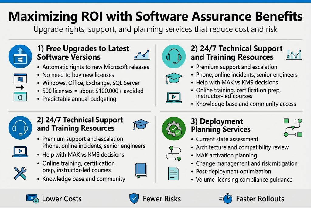 Maximizing ROI with Software Assurance Benefits