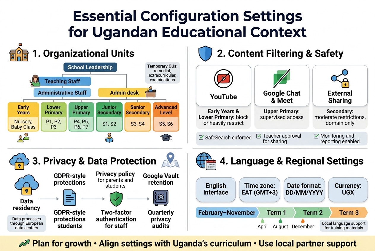 Essential Configuration Settings for Ugandan Educational Context
