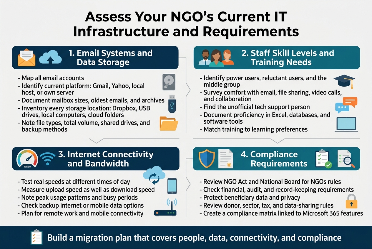 Assess Your NGO's Current IT Infrastructure and Requirements