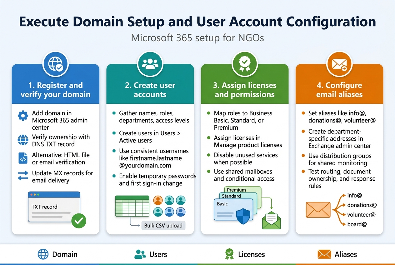 Execute Domain Setup and User Account Configuration
